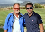 Mark Pursey with Nick Dougherty at Abama Golf.