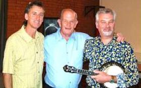 with John Williams and Paul Woodhead at Shifnal Town Hall....