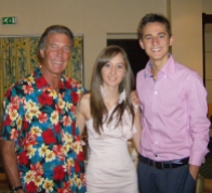 Bill again...this time with my daughter Katarina and my son Marco. What a shirt, Bill !!